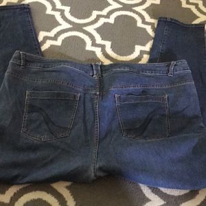Lane Bryant Tall Genius Fit Skinny Jeans Size 28W